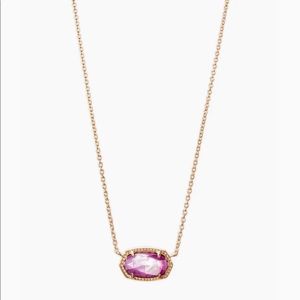 Kendra Scott Elisa Lilac Necklace